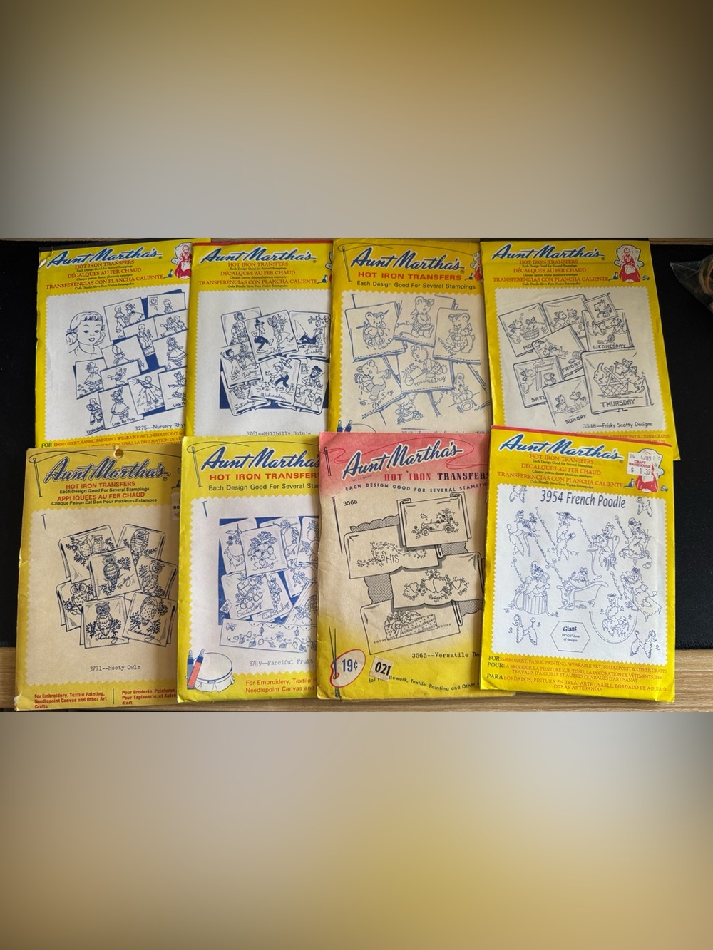 Vintage Aunt Martha’s Hot Iron Transfers
